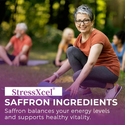 Saffron Supplement 88.5 Mg - Supports Overall Well-being, Promotes Eye Health, and Balances Mood. Non-GMO and Gluten-free