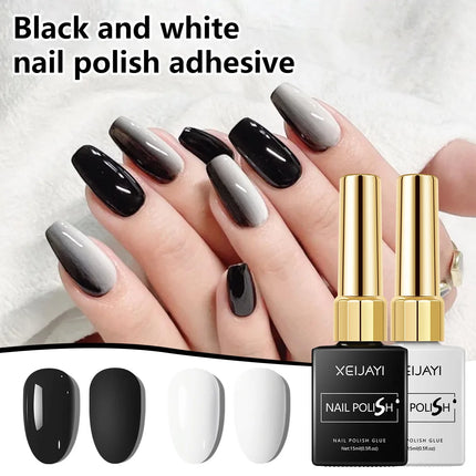 XEIJAYI 15ML White Regular Nail Polish for Semi Permanent Base Top Coat Manicure Soak Off Varnishes Nail Art esmalte de uñas