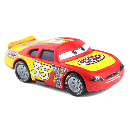 Disney Pixar Cars Residents Of Radiator Springs Anime Character Mater Fillmore Sheriff Lizzie Alloy Toy Car For Children