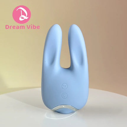 Bunny Love Vibrator Orange Passion 8 Poweful Vibrations on both Rabbit Ear 5 Suctions Pleasure Sex Toy Woman Female Masturbation