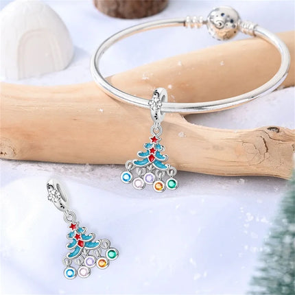 Original 925 Sterling Silver Charms Beads Cute Mushroom Unicorn Love Wings Pearl Charm for Bracelet Pendant Woman Girl Jewelry