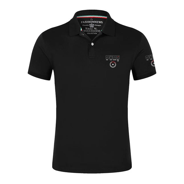 Rock Paper Scissors Table Saw Funny Carpenter Summer Fashion Sports Solid Color Polo Shirts Men Casual Breathable Short Sleeve