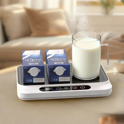 Electric Mug Warmer 50W Cup Heater with 9 Gear Temperature Control Hot Plate Coffee Milk Heater for Home Office Use 220V