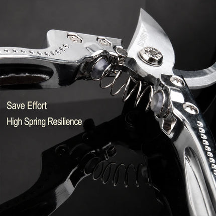 SK5 Steel Garden Pruning Shears Heavy-Duty Bypass Pruner for Tree Branch Trimming Ergonomic Gardening Scissors Tool