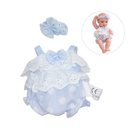 For 12inch 30cm Baby Born Doll Winter Plush Romper Pajamas Outfit Clothing Doll Swaddle Knitted Sweater Suit+Socks Set Clothes