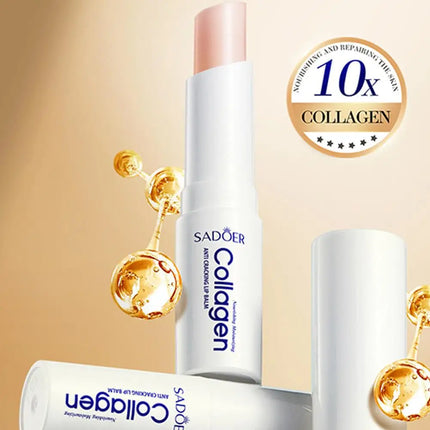 1/3/5/10PCS Collagen Lip Balm Fall And Winter Anti-Cracking Moisturizing Lip Balm Improve Hydration Plumping Antiaging