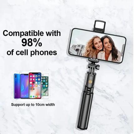 Newly upgraded selfie tripod wireless Bluetooth multifunctional handheld gimbal stabilizer, suitable for outdoor sports shooting