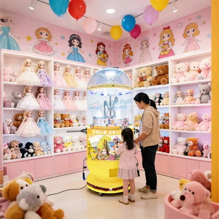 Factory Direct Small & Medium Plush Toy & Doll Filling Machine Indoor Semi-Finished Product Plastic Vending Machine Customized