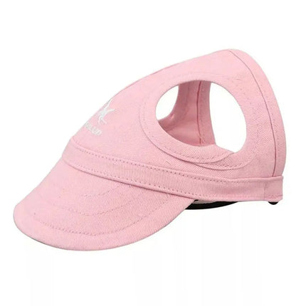 Fashion Ear Holes Pet Baseball Hat Cat Dog Outdoor Pet Visor Hat Adjustable Pet Sun Cap