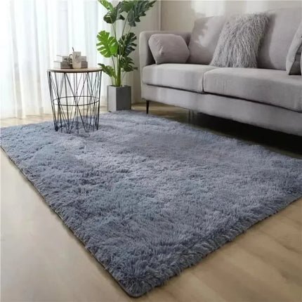 Gradient Silk Wool Bedside Rug Children's Room Living Room Bedroom Non-slip Machine Washable Not Easy To Shed Carpet