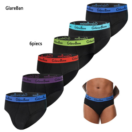 6pcs Pack Briefs Brand Boxer Fashion Style Men Panties Underwear Male And Underpants For Homme Luxury Set Shorts Box Slips ﻿