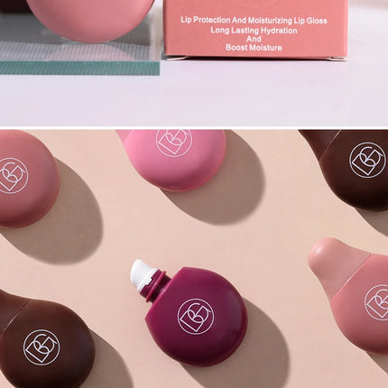 BEAUTY GLAZED 4Color Lipgloss Lip Oil Teens Moisturizing Lipstick Lip Balm High Shine And Lip Gloss Long-Lasting Dry Lip Care