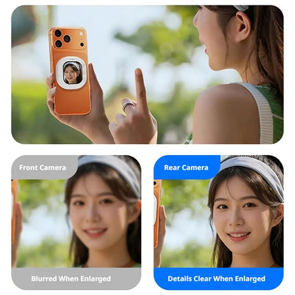 Mini Wireless Phone Selfie Monitor Screen Portable Back Camera Monitor With Magnetic For Selfie Vlog Live Video Recording