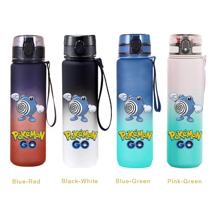 650ML Pikachu Anime Pokemon Portable Plastic Water Bottle High Capacity Outdoor Pikachu Water Cup for Kids Sports Water Bottle