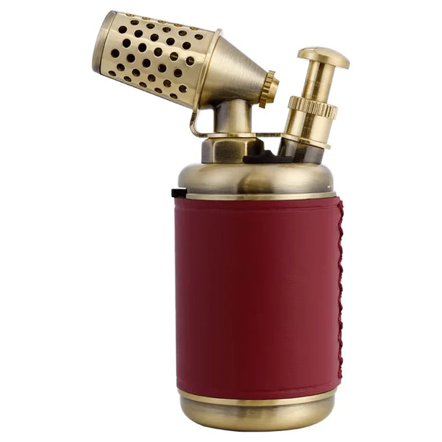 JOBON Multi-function Strong Gun Lighter Windproof Blue Flame One-touch Lock Fire Retro Design Cigar Lighter