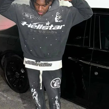 HS flare  flame hoodie