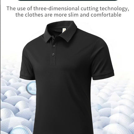Men's Summer Solid Color Polo Shirt 13 Colors Available Upgraded Fabric Casual Sportswear Top Perfect for Business