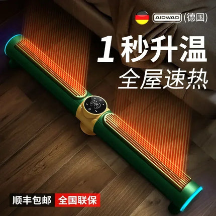 Whole house graphene baseboard heater fan speed heating heater household energy-saving artifact largearea oven wall hanging 220V