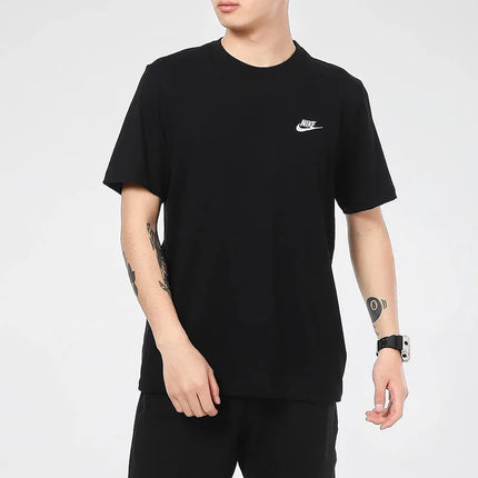 Nike Men Breathable Sport T-Shirt Casual Running Training Fitness Tops Comfortable Round Neck Short Sleeve Tee AR4999-013