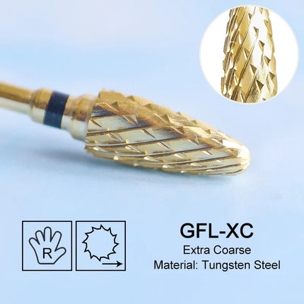 Nail Drill Bits Carbide Large Cone Electric Milling Cutter Gel Polish Remover Grinding Tools DIY Accessories Supplies