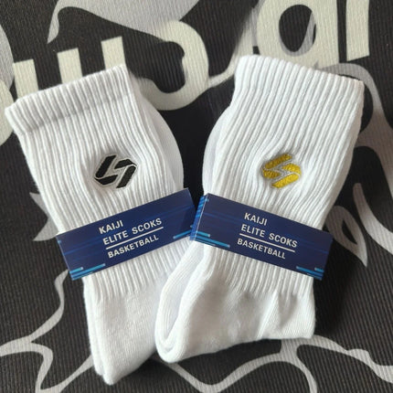 New Lakers Player Doncic Towel Bottom Socks Men's Sport Socks Quick Dry Anti-Slip Sweat Absorbent Mid-Calf Basketball Socks