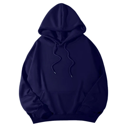 2026 New spring women Fleece Hoodie Solid Color Hooded Korean Fashion Women's Hooded Sports Sweater Casual Loose Pullover Hoodie