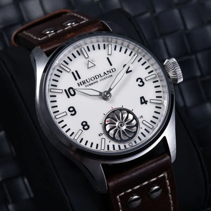 Hruodland 2026 New F016 Mechanical Men Watch Sapphire 10Bar Diving Frosted Dial BGW-9 Luminous Reloj Hombre Watches for Man Gift