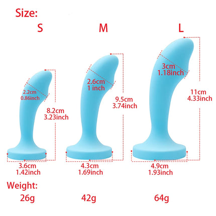 3 Sizes Butt Plug for Women Silicone Anal Plug Crystal Base Anal Toys Anal Trainer Anal Dildos Sex Toys For Women Men Adult Toys