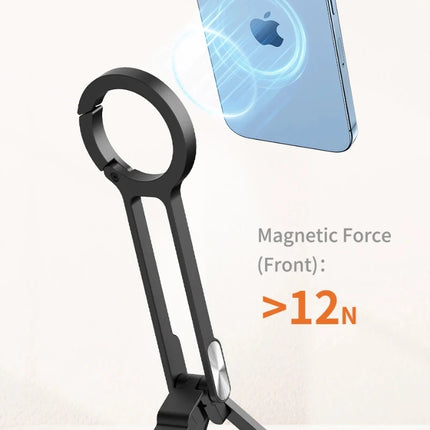 Foldable Portable Phone Holder Stand Magnetic Cell Phones Tripod Mount For Magsafe iPhone 16 15 14 13 12 Pro Max Samsung Xiaomi