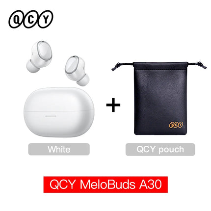 QCY MeloBuds A30 Wireless Earbuds 60dB Adaptive AI Scene ANC 8-Mic 3-Device Connect Bluetooth Earphones LDAC Hi-Res Headphones
