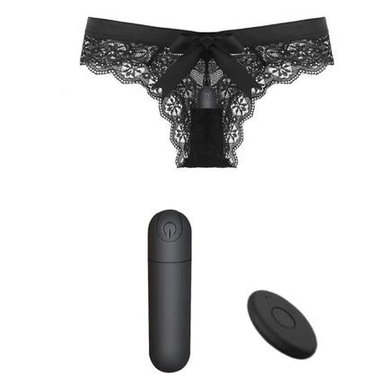 Remote Control Vibrator Bullet Panties for Women Travel Size Underwear Massager for Pleasure- G Spot Vibrating Panties Sex Toys