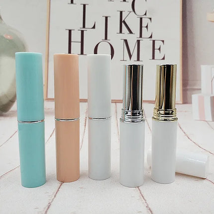 500PCS Empty lipstick tube, leak-proof twist-up lipstick container, DIY lip balm lipstick lip care,cosmetic filler (four colors)