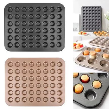 High Quality Professional Mold Mini Cake Pans Baking Supplies DIY Baking Mould Pastry Tool Mini Muffin Pan Kitchen