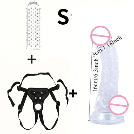 G Spot Stimulator Wearable Strap-on Penis for Lesbian Adult Standard Size Panties Strap-on Dildo Pants Strap Sex Toys for Women