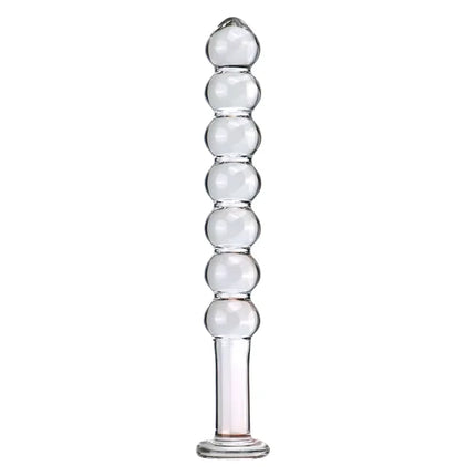 Glass Anal Plug Six styles Pulling Beads Dual Use Small Dildos Butt Plugs Masturbation Posterior Dilation Adult Sex Toys