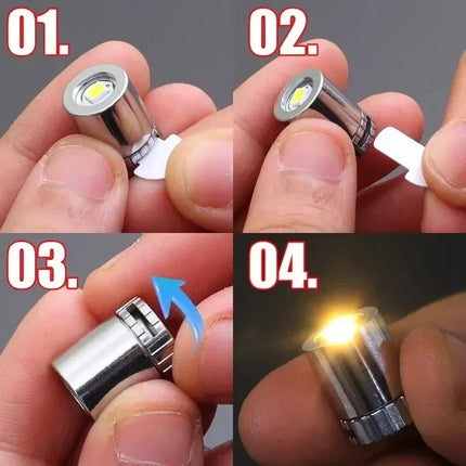 20PCS Miniature Led Lamp Model Luminous Light Toys for DIY Model Making Dollhouse Balloons Party Decor Hand Craft with Batteries