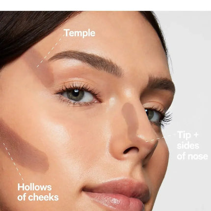 HANDAIYAN Double Head Highlighter Stick Natural Waterproof Silky Smooth Stereoscopic Nose Shadow Concealer Makeup