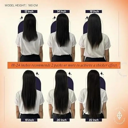 Full Shine Clip in Hair Extensions Human Hair Balayage Color Double Drawn Large Weight 150G Thicker Brazilian 100% Human Hair