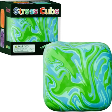 Soft and Glutinous Sensory Stress-relief Toy Cube Filled with Gel Stretchable Ball Soft Ice blind box Slow Rebound
