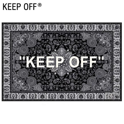VIKAMA Fashion Carpet Bedroom Living Room Trend Personality Creative Boys Apartment Shoe Wall Bedside Dirt-Resistant Mat Home Decor