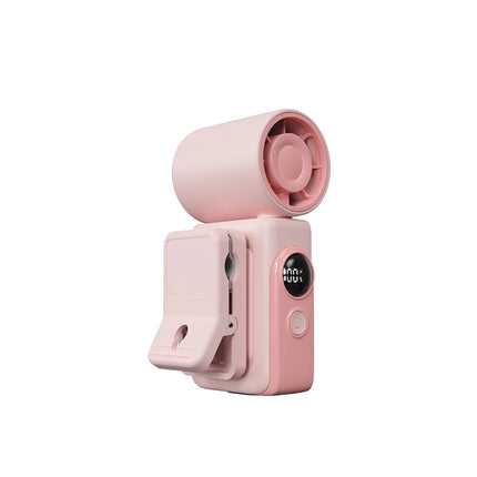 Portable Handheld Fan Mini Clip Fan With Umbrella Holder Function USB Rechargeable Personal Cooling Fan For Outdoor Camping