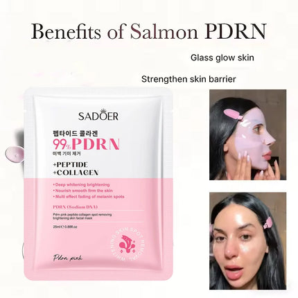 99%PDRN Bio Collagen Face Mask Shrink Pores Deep Hydrating Overnight Mask Moisturizing Refreshing Brightening Face Skin Care