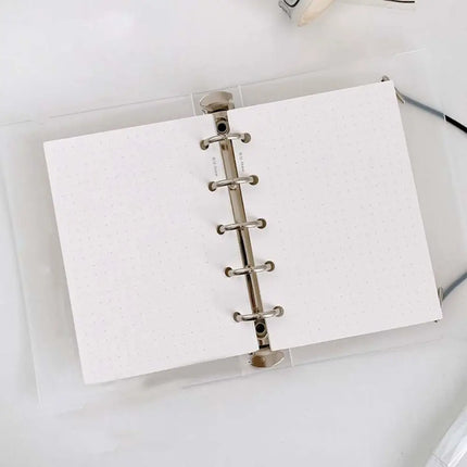 50Sheets M5 A8 Loose-Leaf Notebook Refill Paper 5-hole Line Grid Inner Refill Binder Paper Pages Daily Monthly Weekly Agenda