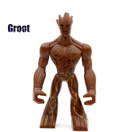 Superhero Lizard Mini Anime Doll Avenger Superhero Hulk Building Block Doll Boy Toy Children's Birthday Gift