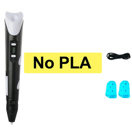 Kids 3D Printing Pen Adjustable Speed LED Display DIY Drawing Pens 3D PLA Filament Christmas Birthday gift for Boys and Girls