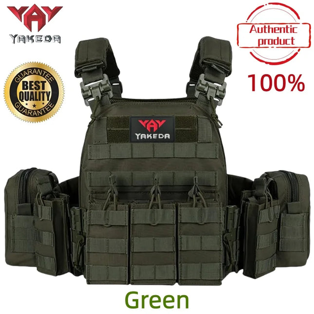 YAKEDA 6094 Tactical Vest - Quick Release Laser Cut System / Gilet Tactique YAKEDA 6094 - Système à Dégagement Rapide