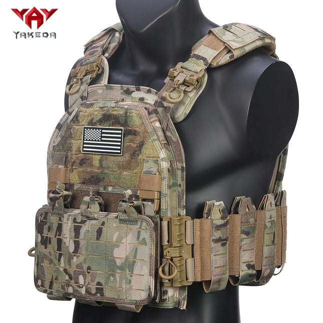 YAKEDA MOLLE Training Vest 1000D - Waterproof Tactical / Gilet Entraînement YAKEDA MOLLE 1000D - Tactique Imperméable