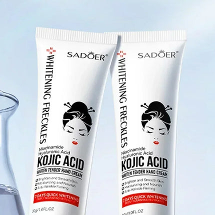 SADOER Kojic Acid Hand Cream Moisturizing Nourishing Brightening Hydrating Hand Creams Beauty Hands Skin Care Products