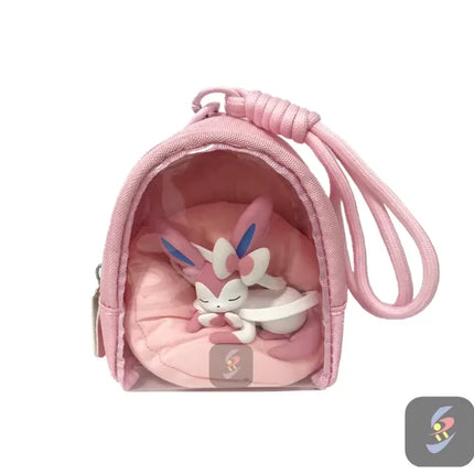 Pokemon Diy Sofa Sleeping Position Backpack Hanging Ornament Fairy Eevee Snorlax Jirachi Trendy Toys Decoration Collectible Gift
