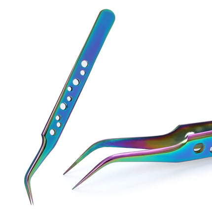 Professional Eyelash Tweezers Stainless Steel 3D Volume Eyelashes Extension Clip Excellent Closure Eyebrow Tweezer Makeup Tools